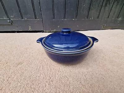 Buy Blue Denby Casserole Dish With Lid 2 1/2 Pint  Used • 20£