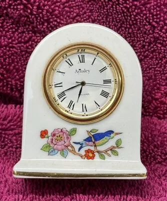 Buy Vintage Aynsley Fine Bone China Desk Mantle Quartz Clock • 9.75£
