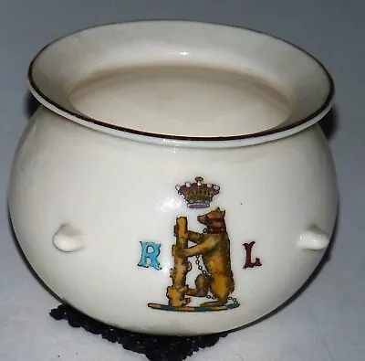 Buy Goss Crested China Guys Porridge Pot MATCHING DECORATION Bear & Ragged Staff RL • 4.99£
