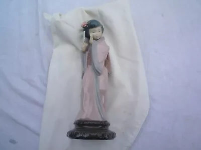 Buy Lladro Porcelain Art Deco Timid Geisha Girl Figurine By Salvador Debon • 20£