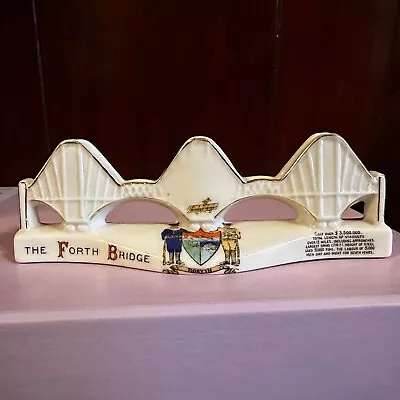 Buy RARE Late Foley Shelley Crested China The Forth Bridge 130mm Rosyth • 80£