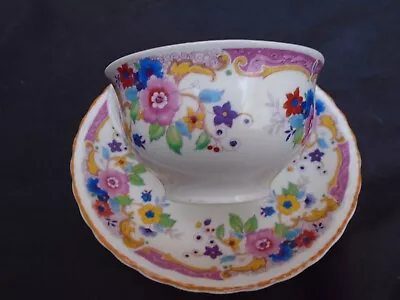 Buy Vintage W H Grindley & Co Teacup And Saucer Annabelle Pattern 1936-54 • 12£
