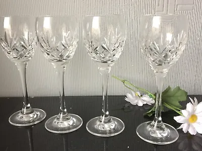 Buy 2x Cut Crystal Cordial & Liqueur Glasses Goblets Set Of 4 Drink Glassware 80ml • 20£