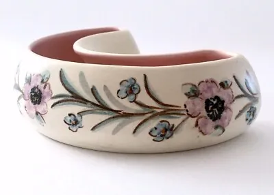 Buy Posy Trough Satin Glazed Nicely Hand Painted From Axe Vale Pottery Devon  • 6£