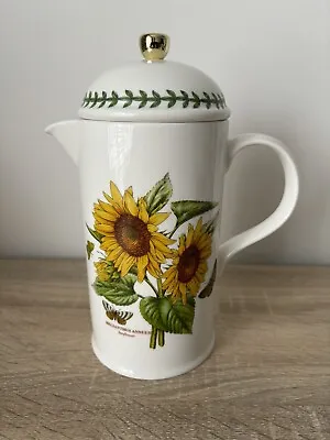 Buy Portmeirion Botanic Garden Cafetiere Coffee Pot - Sunflower Helianthus Annuus • 49.95£