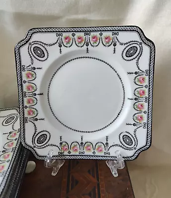 Buy Antique Royal Doulton  Countess  1920 Side Plates, Square Plates 14cm • 7.54£
