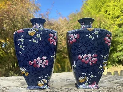 Buy Vintage Pair Of Stunning Burleigh Ware Vases • 50£