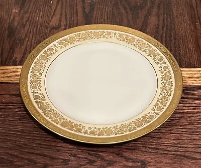 Buy Limoges Tressemanes & Vogt (T&V) Gold Encrusted 10.5” Dinner Plate Ovingtons • 80.51£