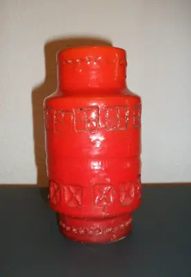 Buy Bitossi Vase - Red - Aldo Longi - 15 Cm Tall • 25.63£