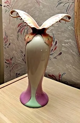 Buy Franz Collection Porcelain Papillon Butterfly Spread Wings Flower Vase • 143.68£