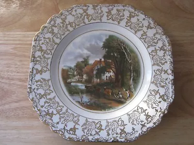 Buy Vintage Genuine Lord Nelson Ware Constable Valley Farm 8-1/2  Plate • 8.43£