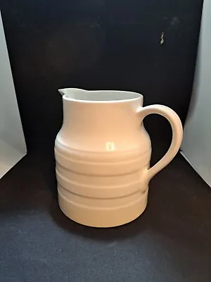 Buy Vintage Lord Nelson Pottery LARGE 18.5cm Ironstone White Jug 4 Pint 1975 England • 65£