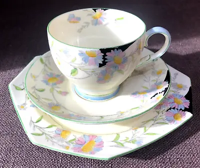 Buy Vintage Hand Painted Royal Paragon Bone China Cup Saucer & Tea Plate Trio C1920s • 15£