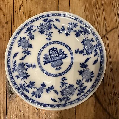 Buy Antique Mintons 'Delft' Pattern, Blue & White 7 Inch Plate • 15.04£