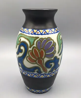 Buy Vintage Gouda PZH 'Crocus' Vase 7.25   • 30£