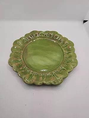 Buy Vintage Ceramic Holland Mold Green Retro Lettuce Cabbage Plate 8 1/2  • 11.05£
