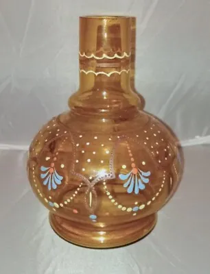 Buy Vintage Bohemian Painted Glass Vase • 6.50£