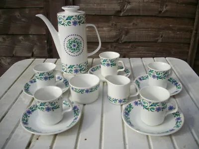 Buy J&G Meakin Coffee Set - Mandalay Design - Coffee Pot, Cups, Saucers, Jug, Bowl • 40£