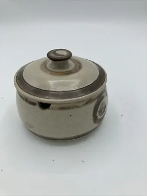 Buy Vintage Abaty Stoneware Wales Lidded Bowl - 9cm Diameter • 10£