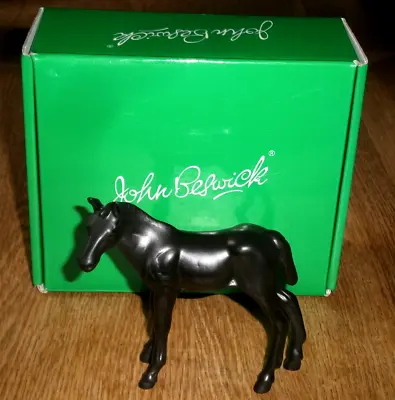 Buy John Beswick Rare New Spirit Of Adventure Black Matt Horse Figurine Jbns2b & Box • 44.99£