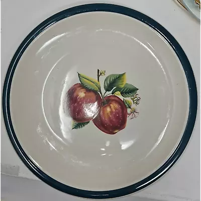 Buy Casuals China Pearl Ceramic Apple Pattern Pearl White Dinner Plate 3 Large 12 In • 21.81£