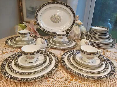 Buy Wedgwood  Runnymede  39 Pcs Dinner & Tea Set. Great Condition • 350£