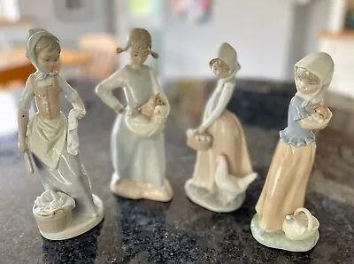 Buy Lladro Nao Figurines Used Job Lot • 27.50£