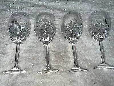 Buy 4x Edinburgh Crystal  LOCHALSH  Wine Glass - 17cms (6-3/4 ) Tall - Signed 100ml • 25£
