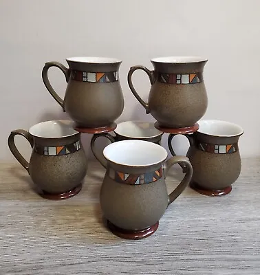 Buy Denby Marrakesh Craftsman Mugs Set Of 6 Immaculate Condition  • 119£