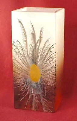 Buy Bohemian Herner Glass Peacock Feather Vase   🍀🍀🍀 • 29.99£