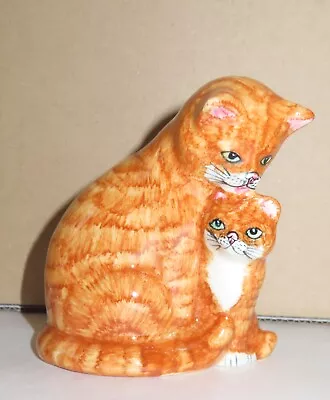 Buy Babbacombe Pottery Ginger Tabby  - Mother Cat & Kitten • 20£