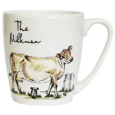 Buy Queens Country Pursuits Cow Mug The Milkman Fine China 300ml Acorn Coffee Mug • 9.21£