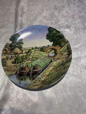 Buy Royal Worcester Collectors Plate JANE AND LILLY Waterways Canal Boats Boxed • 4.99£