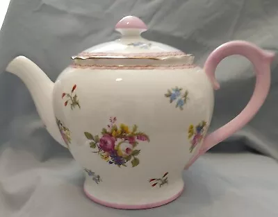 Buy Rare Shelly China Tea Pot, Rose Bouquets 272101, England, Excellent Condition! • 221.28£