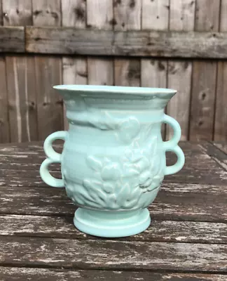 Buy Vintage Crown Devon Flower Vase Ceramic Double Two Handled Art Deco Cottagecore  • 14£