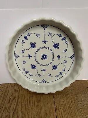 Buy BLUE DENMARK Quiche / Flan / Tart Oven To Table Dish - FURNIVALS 7.75  • 14£