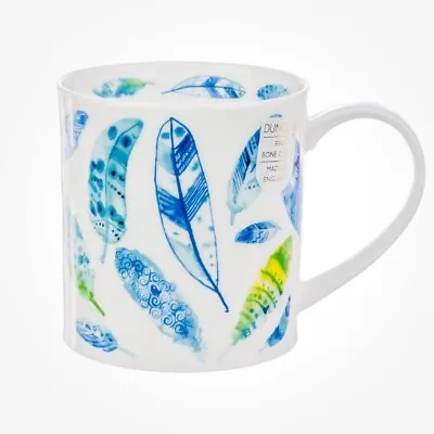 Buy Brand New Dunoon Mugs Orkney Pluma Blue  Fine Bone China Made In The UK • 20.95£