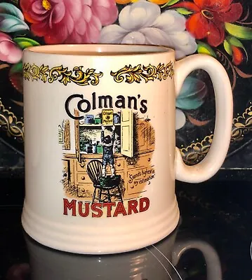 Buy Vintage Lord Nelson Pottery Coleman’s Mustard Tankard  Mug Hand Crafted • 15£