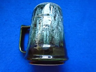 Buy Mint Vintage Fosters Studio Pottery Green Honeycomb Glaze Lava Style Mug/tankard • 14£