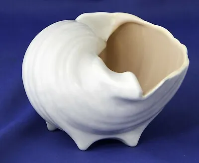 Buy -Vintage Poole Pottery Twintone Conche Shell Vase Mushroom Sepia C97 • 12.50£