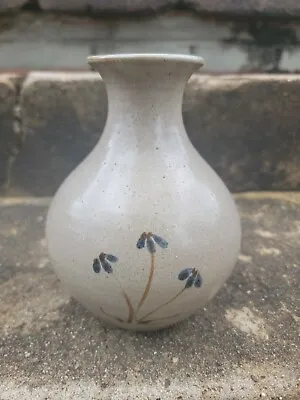 Buy Vintage Jugtown Ware Pottery Vase Painted Flower Estate Find 1982 Vernon Owens • 139.06£