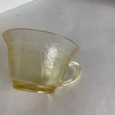 Buy MacBeth Evans Depression Glass Vintage Stippled Rose Creamer Tea Cup • 4.72£
