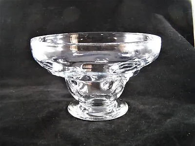 Buy WEBB ART DECO Clear Crystal Glass 'Bullseye' LARGE Vase/Bowl • 19.99£