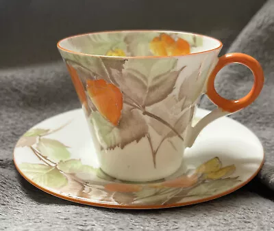 Buy Shelley China Cup & Saucer Art Deco Cape Gooseberry Pattern (#12299) • 12£