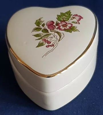Buy Wade Royal Victoria Pottery Gardner Merchant Centenary Heart Shaped Trinket Box • 2.50£