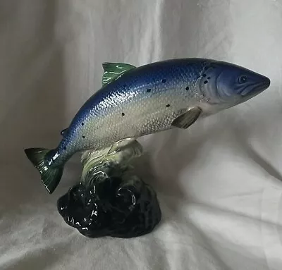 Buy Vntg Beswick England Pottery Atlantic Salmon 1233 Fish Figurine Sculpture As Is • 18.97£