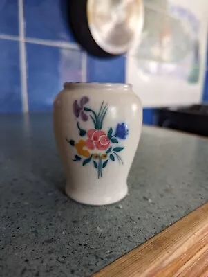 Buy Vintage Poole Pottery Small Flower Vase Floral Pattern • 20£