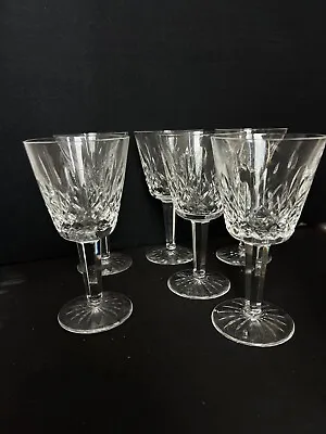 Buy Waterford  Claret / Wine Glasses In The Lismore Pattern X 6.. 15cm • 60£