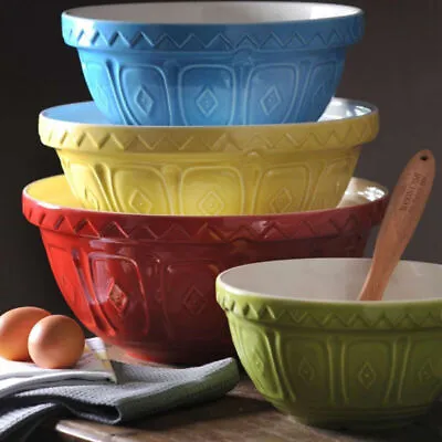 Buy Mason Cash Earthenware Mixing Bowl For Kitchen Salad Bowls Baking Pastry Cookie • 25.31£