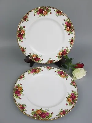 Buy Royal Albert Old Country Roses Dinner Plates X 2. Vintage Bone China. 10.25  • 25.99£